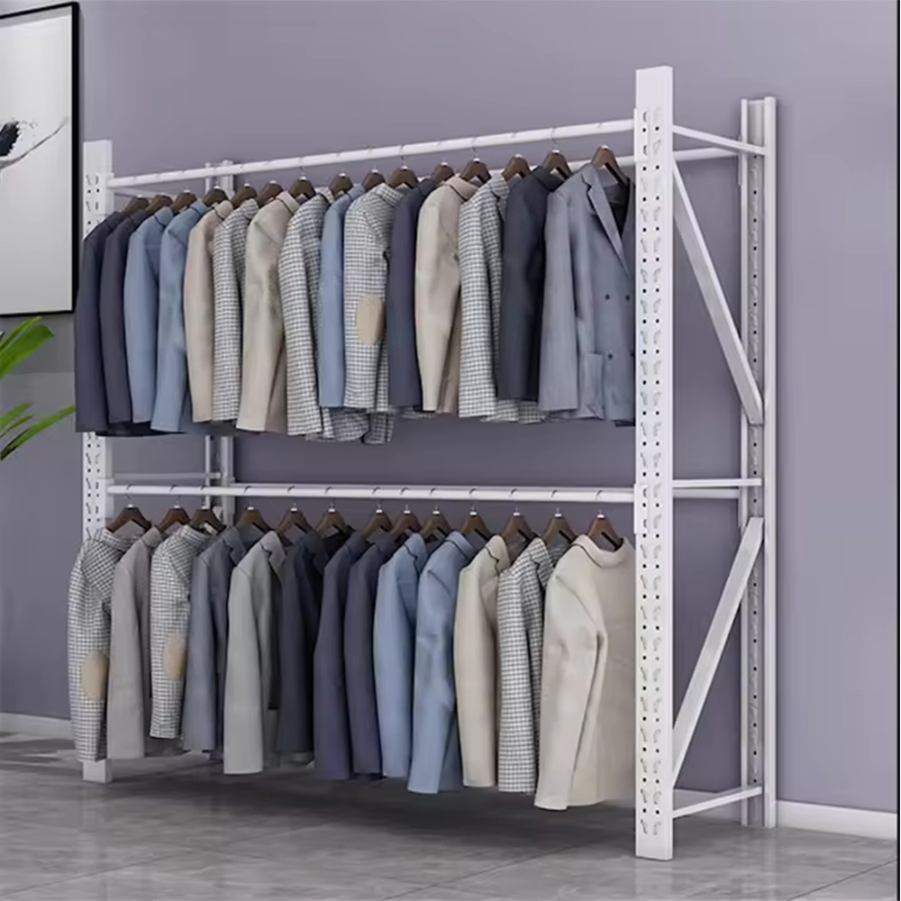 Estante de protección contra la corrosión para guardar ropa Abrigos colgantes Ropa Estante de protección contra la corrosión para guardar ropa Abrigos colgantes Ropa