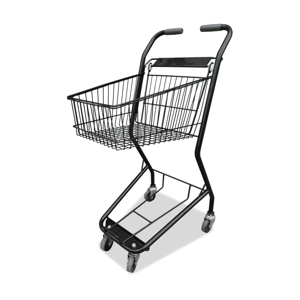 Carrito de compras manual de supermercado de 4 ruedas Carrito de compras manual de supermercado de 4 ruedas