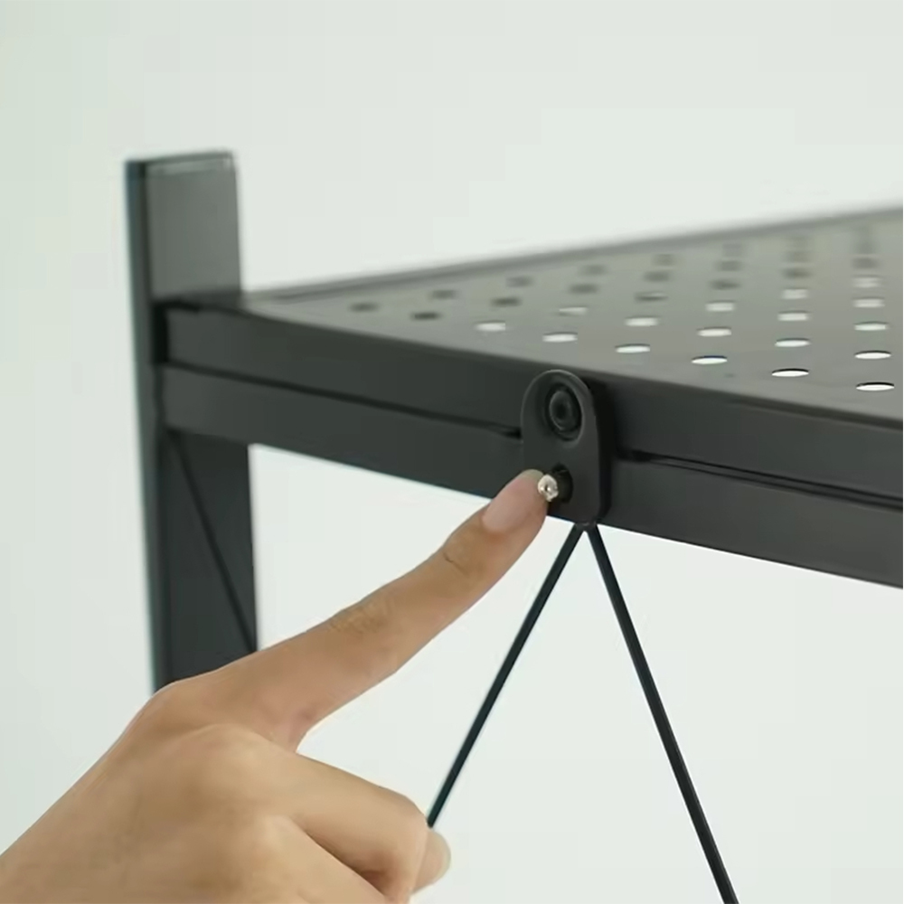 Estantes de almacenamiento multicapa plegables de gran capacidad para el hogar Estantes de almacenamiento multicapa plegables de gran capacidad para el hogar