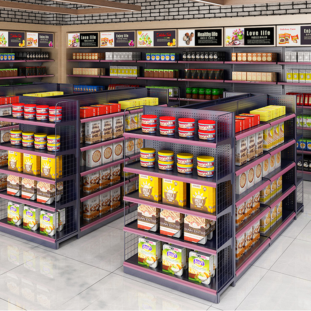 Estantes modulares ajustables para tiendas minoristas y de conveniencia