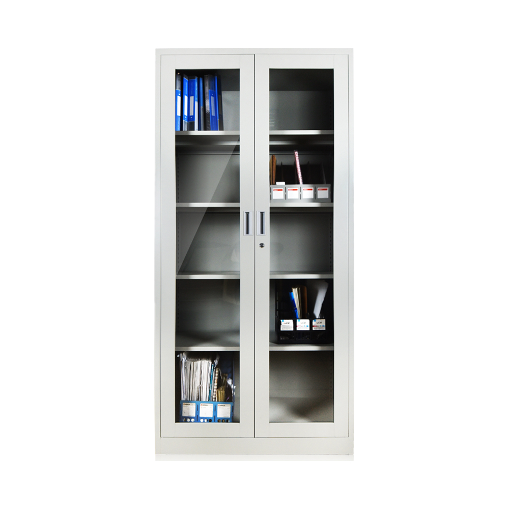 Gabinete de almacenamiento de documentos y archivos de oficina de metal con cerradura