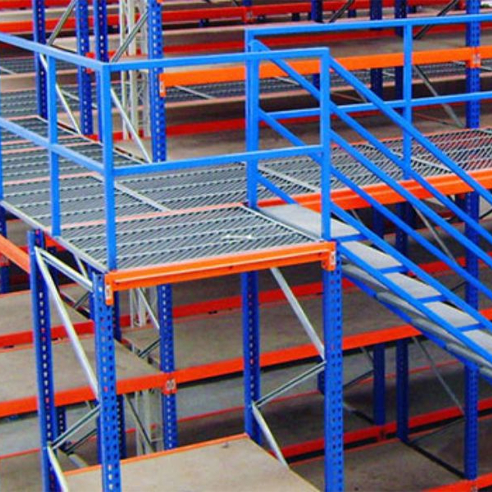 Sistema de estanterías para almacén y estanterías para entrepiso Sistema de estanterías para almacén y estanterías para entrepiso