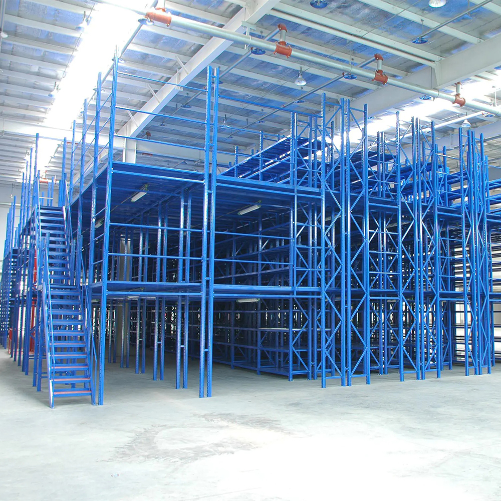 Sistema de estanterías para almacén y estanterías para entrepiso Sistema de estanterías para almacén y estanterías para entrepiso